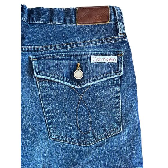 Calvin Klein Jeans Women's 6 Vintage Y2K Denim Jean Shorts 31"x 4" - Picture 5 of 6